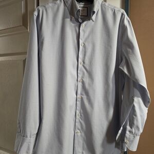 Charles Tyrwhitt Sky Blue Checkered Dress Shirt
